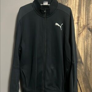 Puma Black Performance Jacket Full-Zip Athletic Wear